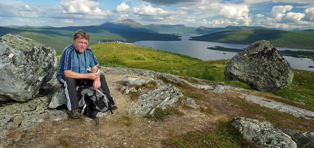 Skandinávie - masiv Laxfjället nad Tärnaby, Švédsko