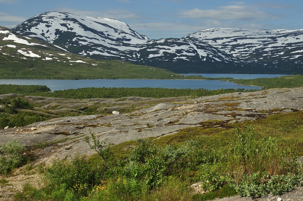 Skandinávie -  pohoří Okstindan, Norsko
