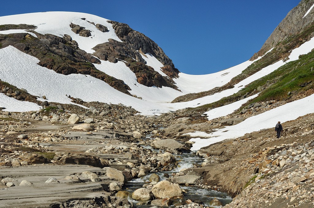 Skandinávie - na ledovec Svartisen, Nordland