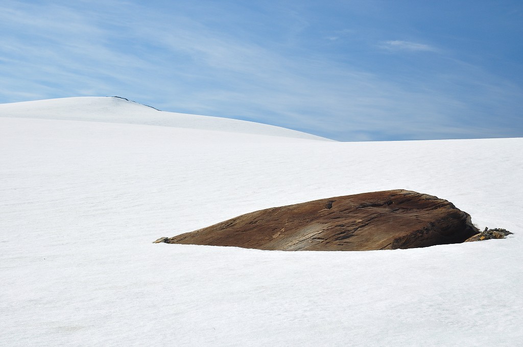 Skandinávie - ledovec Svartisen nad Storglomvatnet, Nordland