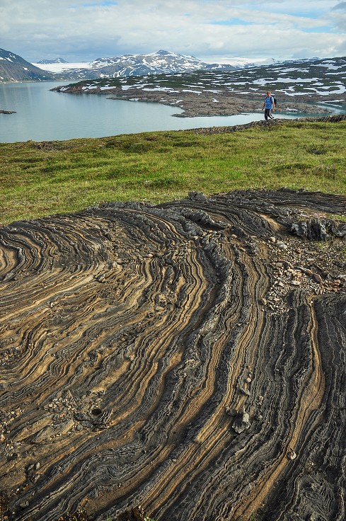 Skandinávie - n.p. Láhko, sev. od jez. Storglomvatnet, Nordland