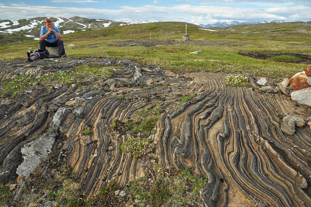 Skandinávie - n.p. Láhko, sev. od jez. Storglomvatnet, Nordland