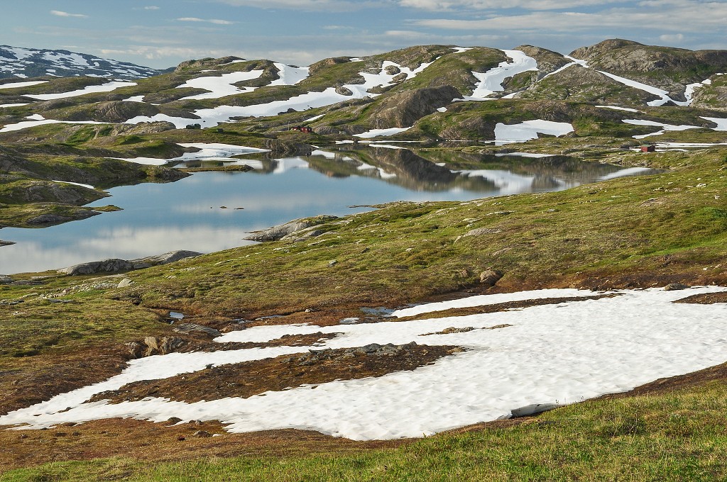 Skandinávie - n.p. Láhko, sev. od jez. Storglomvatnet, Nordland