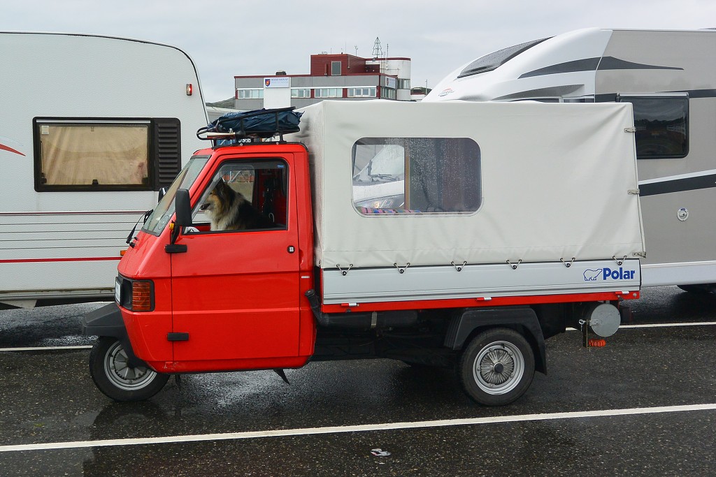 Skandinávie - taky obytné auto,  Bodø