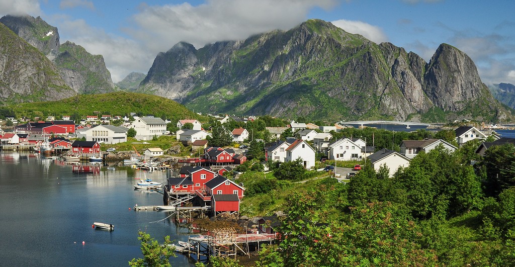 Skandinávie - Reine, ostrov Moskenesøya, Lofoty