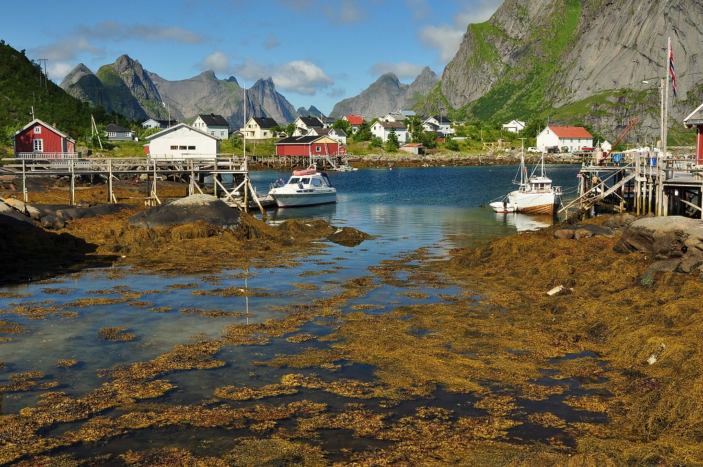 Skandinávie - Reine, ostrov Moskenesøya, Lofoty