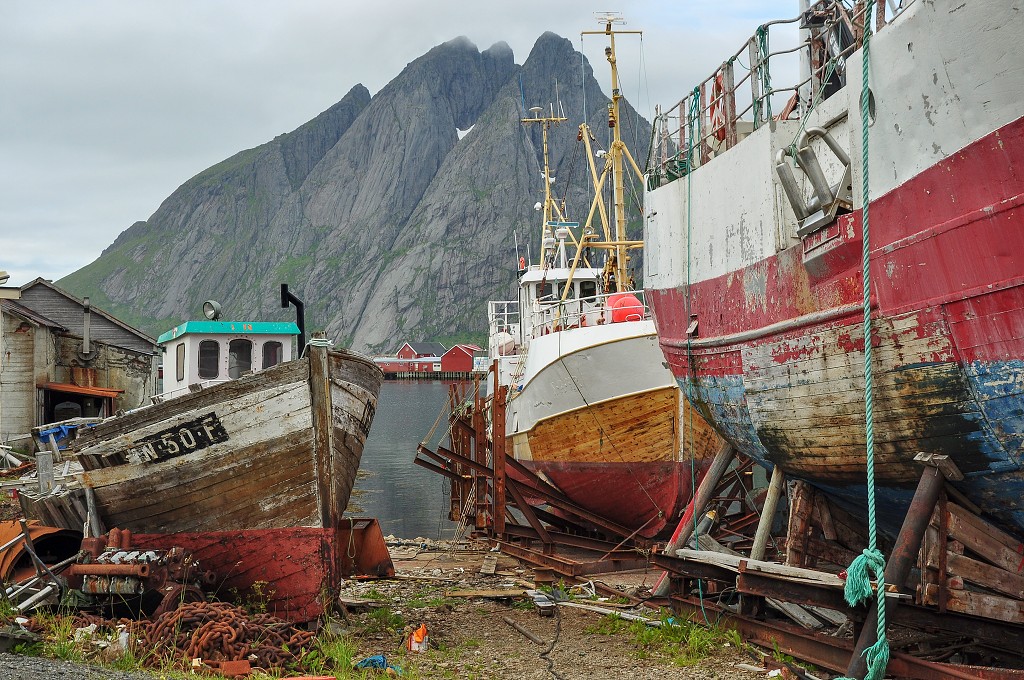 Skandinávie - Sund, ostrov Flakstadøya, Lofoty