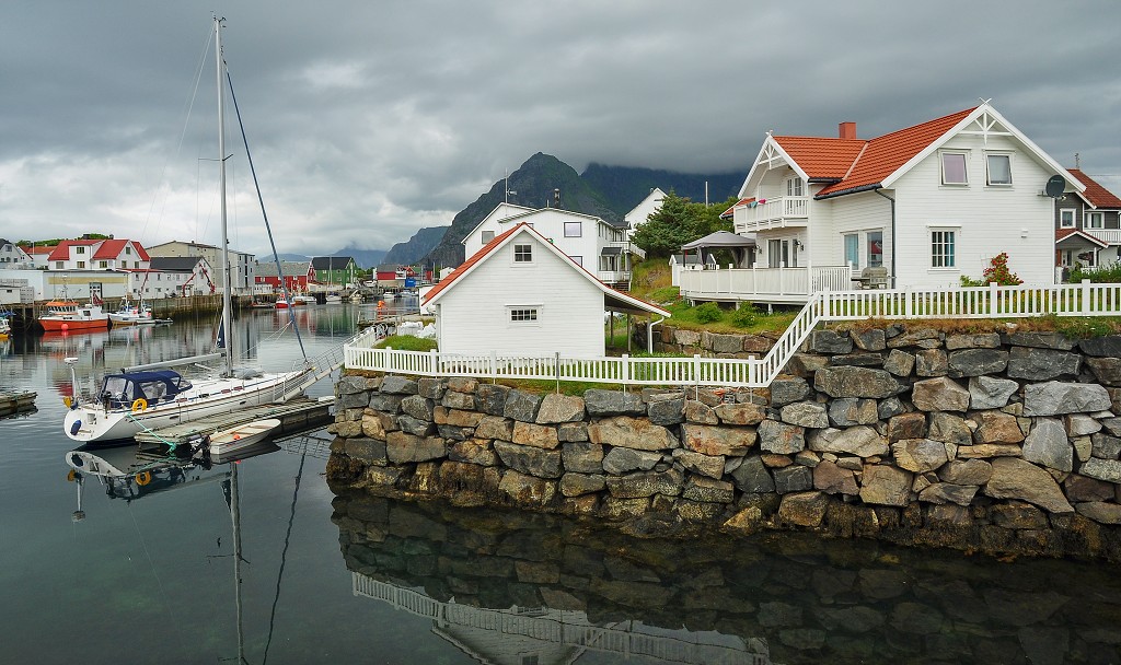 Skandinávie - Hennningsvær, Lofoty