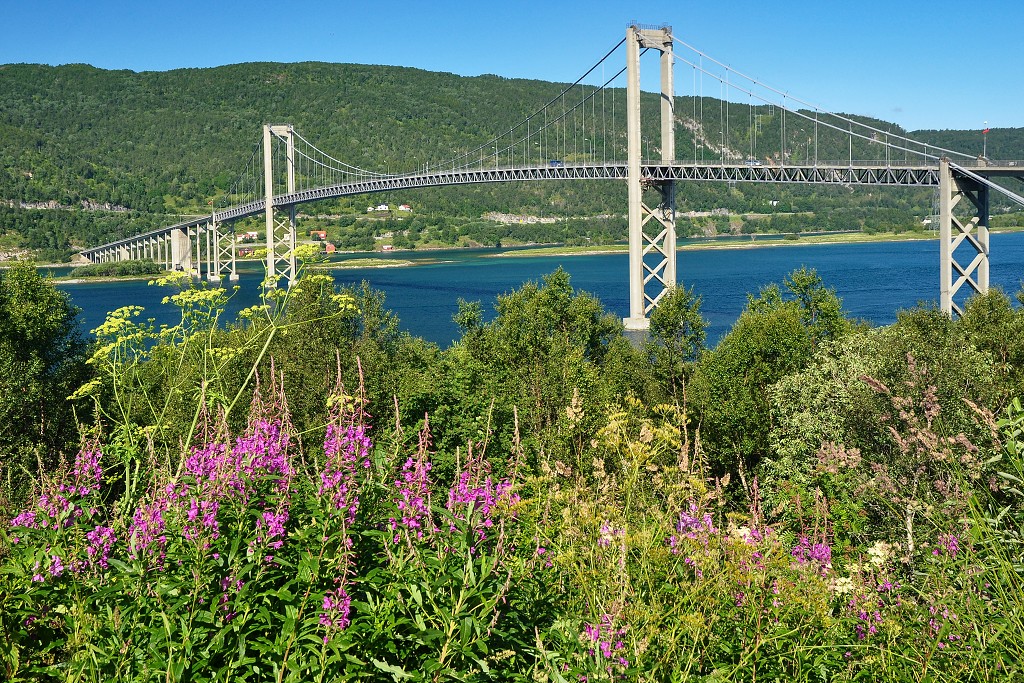 Skandinávie - most Tjeldsundbrua, Vesterály