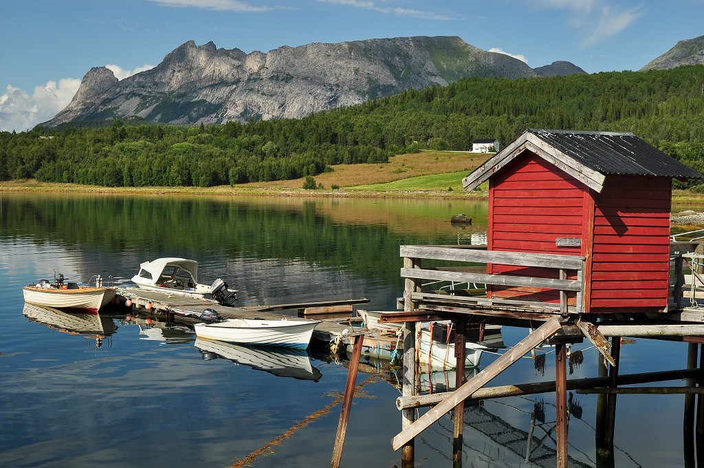 Skandinávie - Tysfjord u Bognes, Nordland