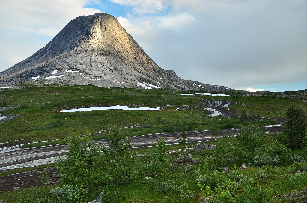 Skandinávie - údolí Gjerdalen, sev. od Fauske, Nordland