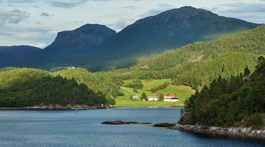 Skandinávie - za Aure směrem na Kristiansund