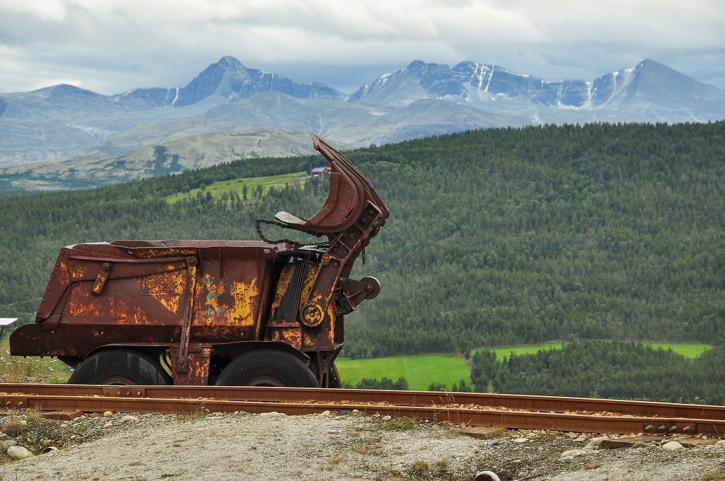 Skandinávie - Folldal - hornický skanzen, Rondane