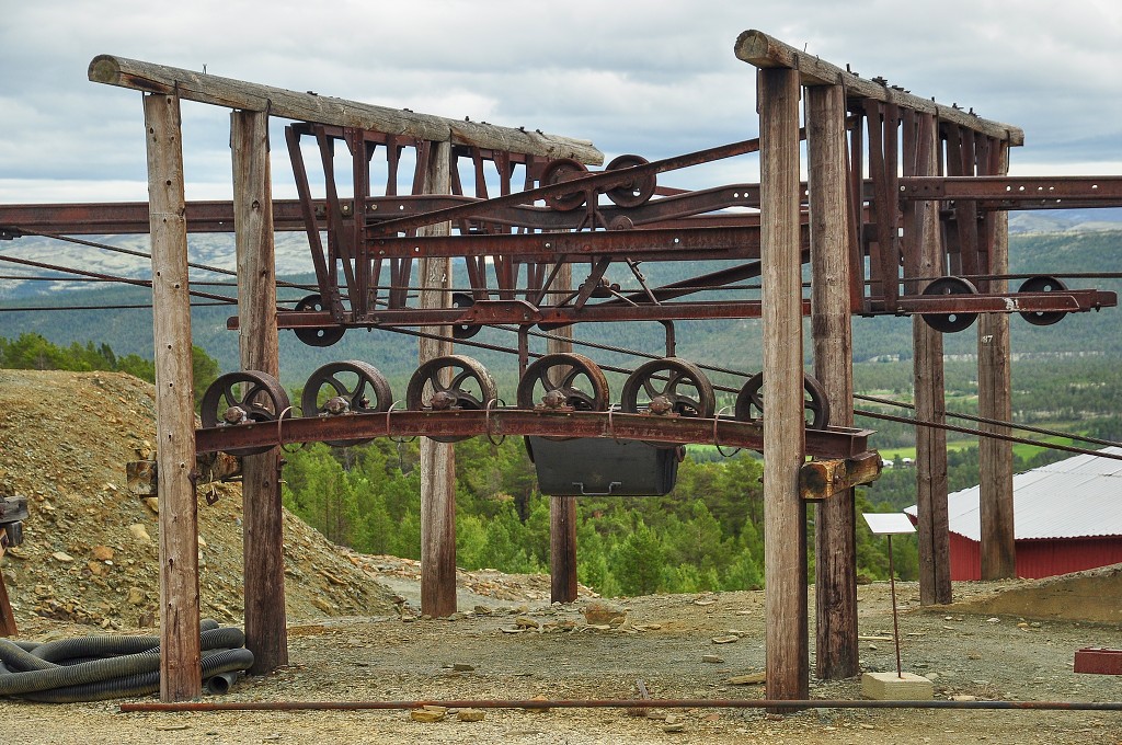 Skandinávie - Folldal - hornický skanzen, Rondane