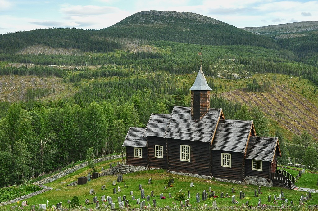 Skandinávie - pohořím Rondane, za Folldalem