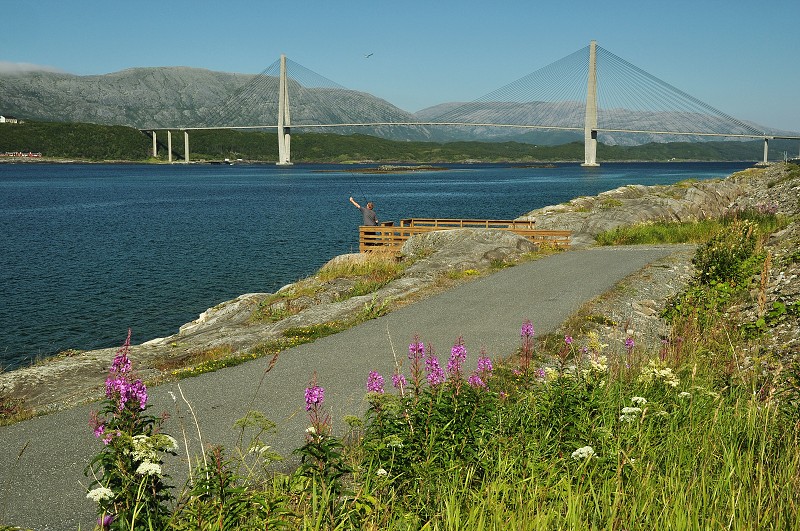 most přes Leirfjord, Sandnessjoen 