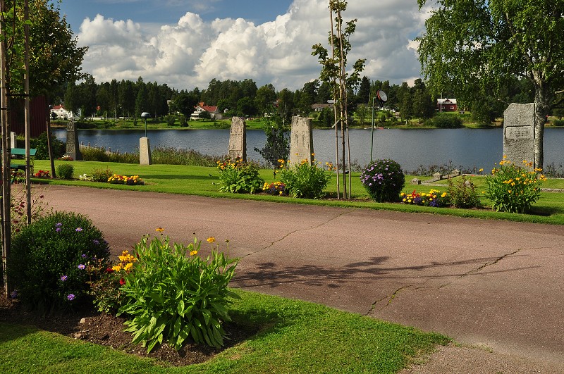 hřbitov u kostela v Grassmark /=Uddheden/ 