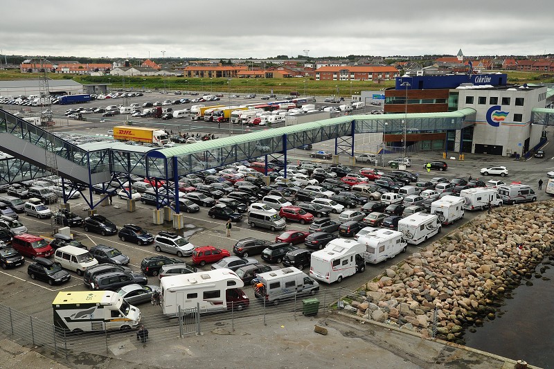 Jižní Norsko 2012 - trajektový terminál Hirtshals, Dánsko 
