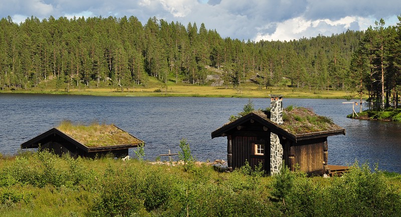 Jižní Norsko 2012 - v kopcích Gaukasfjellu, záp. od Fyresdalu 