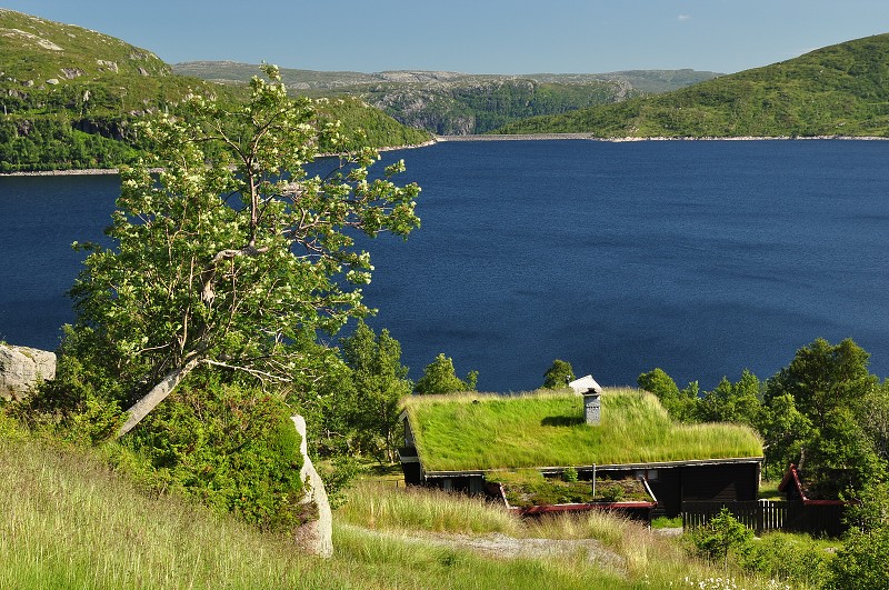Jižní Norsko 2012 - jez. Gravatnet, nad údolím Hunnedalen 