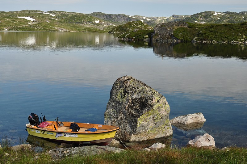 Jižní Norsko 2012 - přehrad. jezero Rosskreppfjorden 