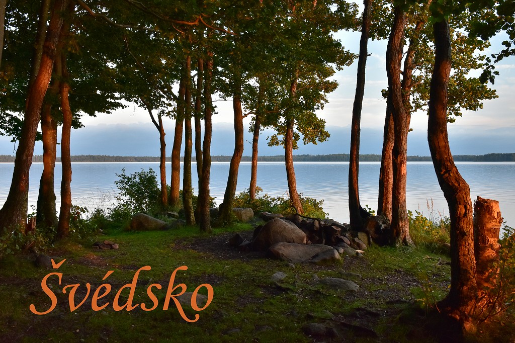 Skandinávie - naše jezero u Ängelholmu, Švédsko 