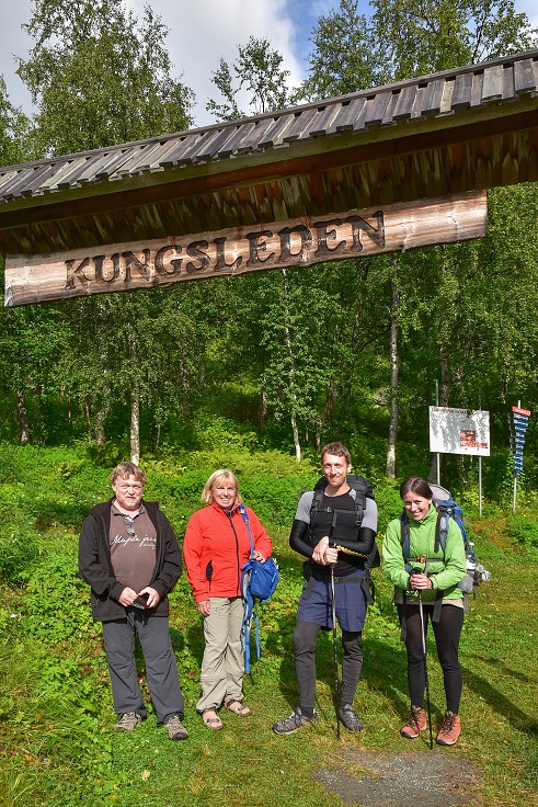 Skandinávie - Hemavan, začátek Kungsleden, Švédsko 