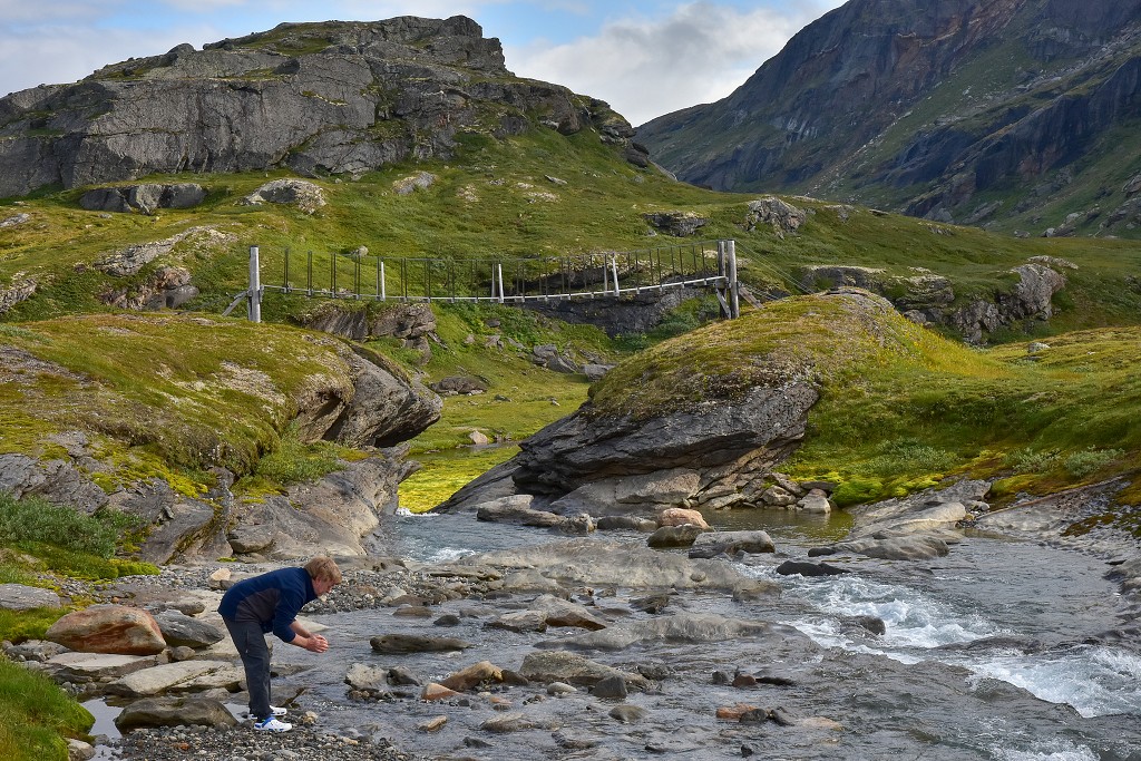 Skandinávie - v údolí Leirbotnelvy, trek Okstindan 
