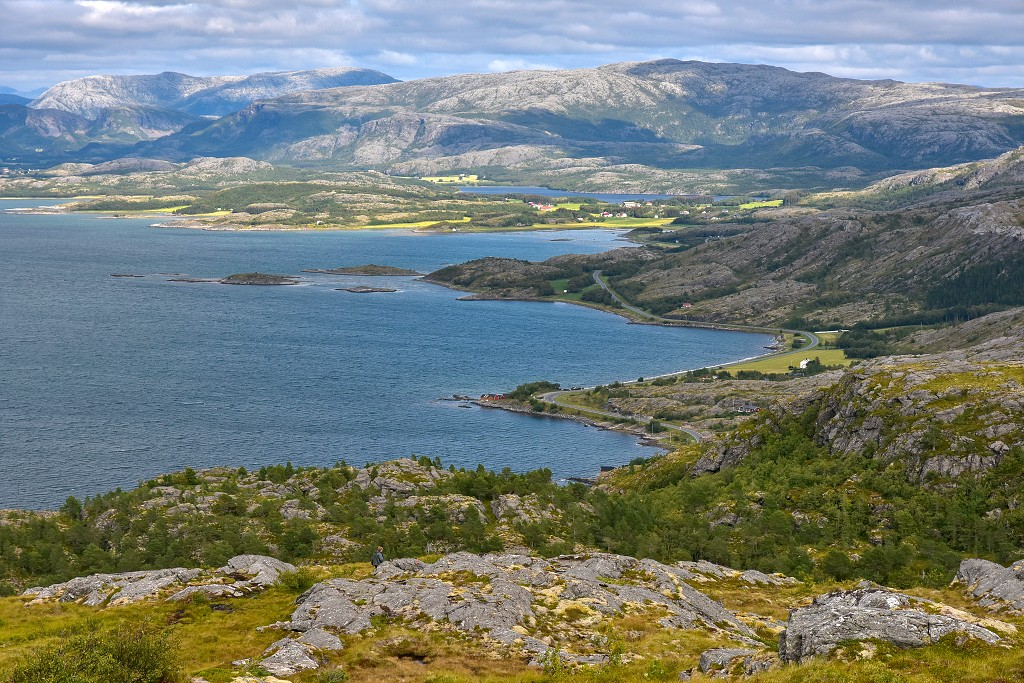 Skandinávie - na horu Sørfjellet, u Vennesundu, na R.17 