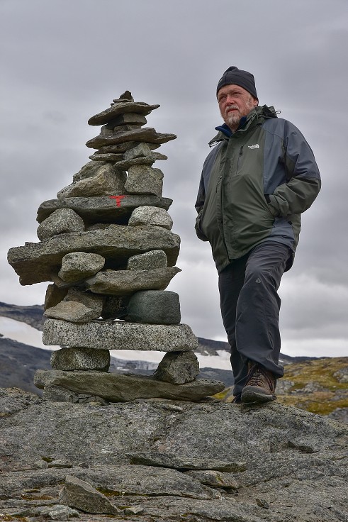Skandinávie - poblíž Fantesteinsvatnet, Sognefjell road 