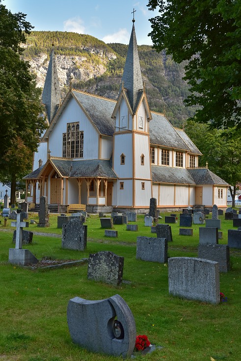 Skandinávie - Lærdalsøyri, Sognefjord 