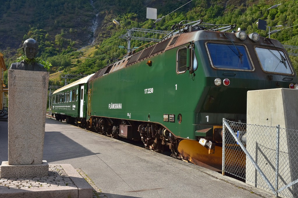 Skandinávie - Flåm, horská železnice, Sognefjord 