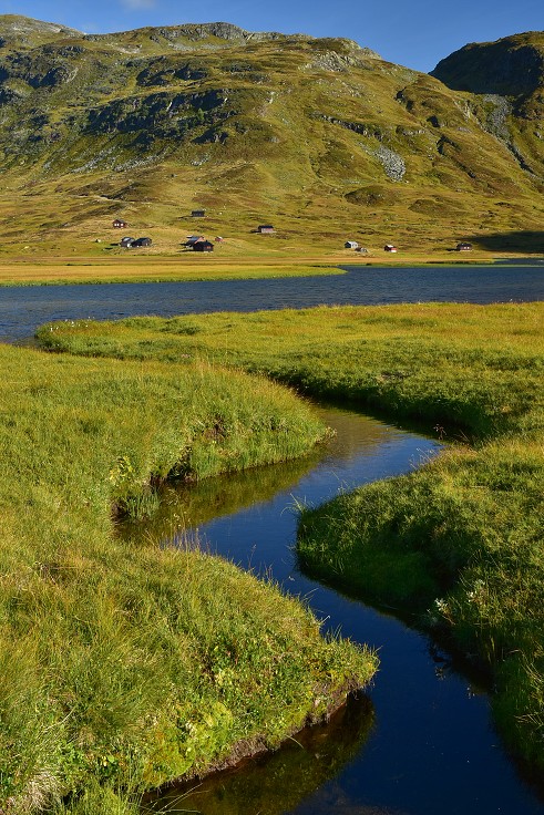 Skandinávie - Øvstedalen, již. od led. Fresvikbreen, Sognefj. 