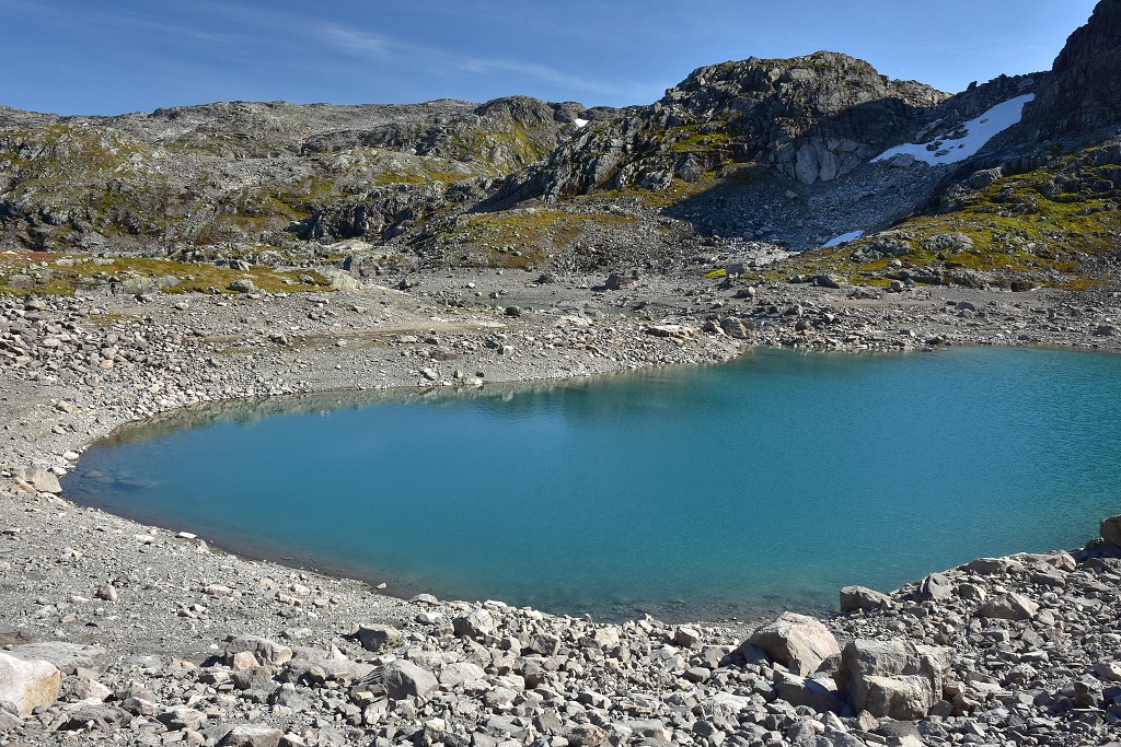 Skandinávie - Øvra Brevatnet, pod.led.Fresvik, Songefj. 