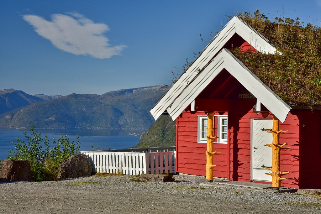 Skandinávie - Sognefjord z Vikafjellu 
