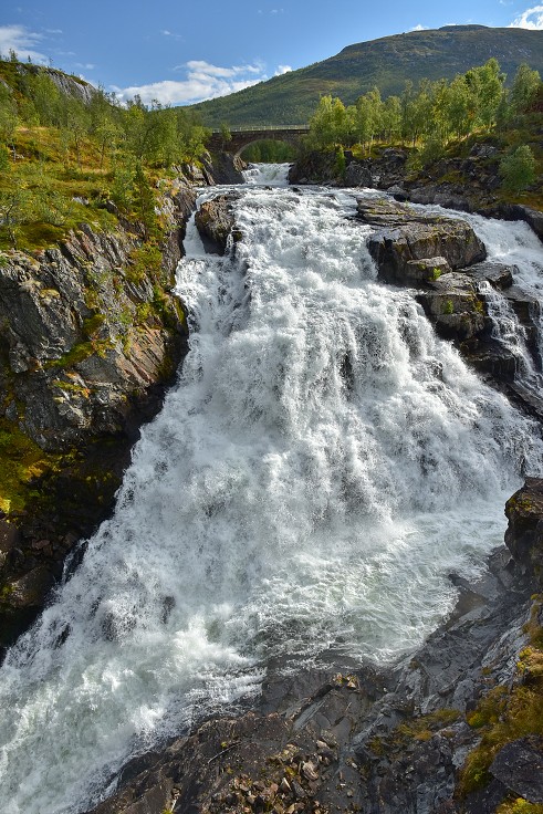 Skandinávie - vdp. Vøringsfossen, Hardangervidda 