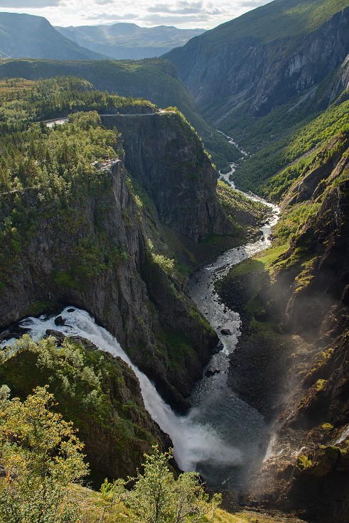 Skandinávie - vdp. Vøringsfossen, Hardangervidda 