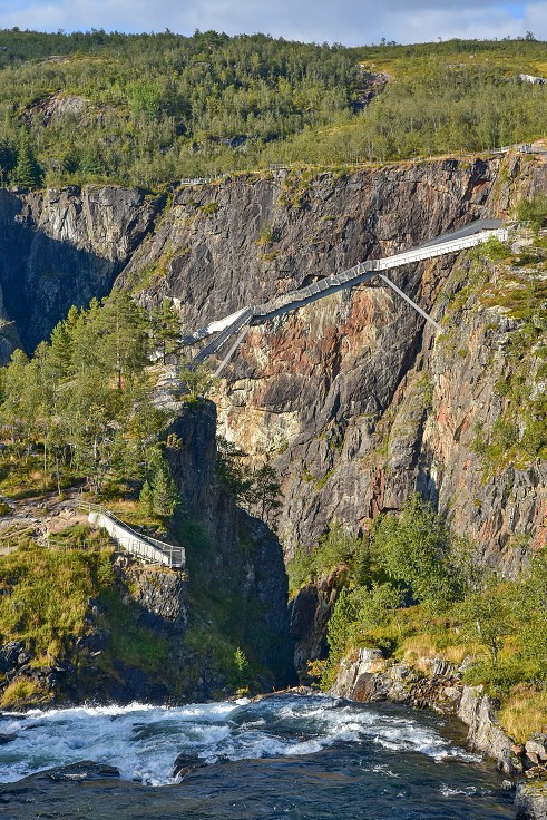 Skandinávie - vdp. Vøringsfossen, Hardangervidda 