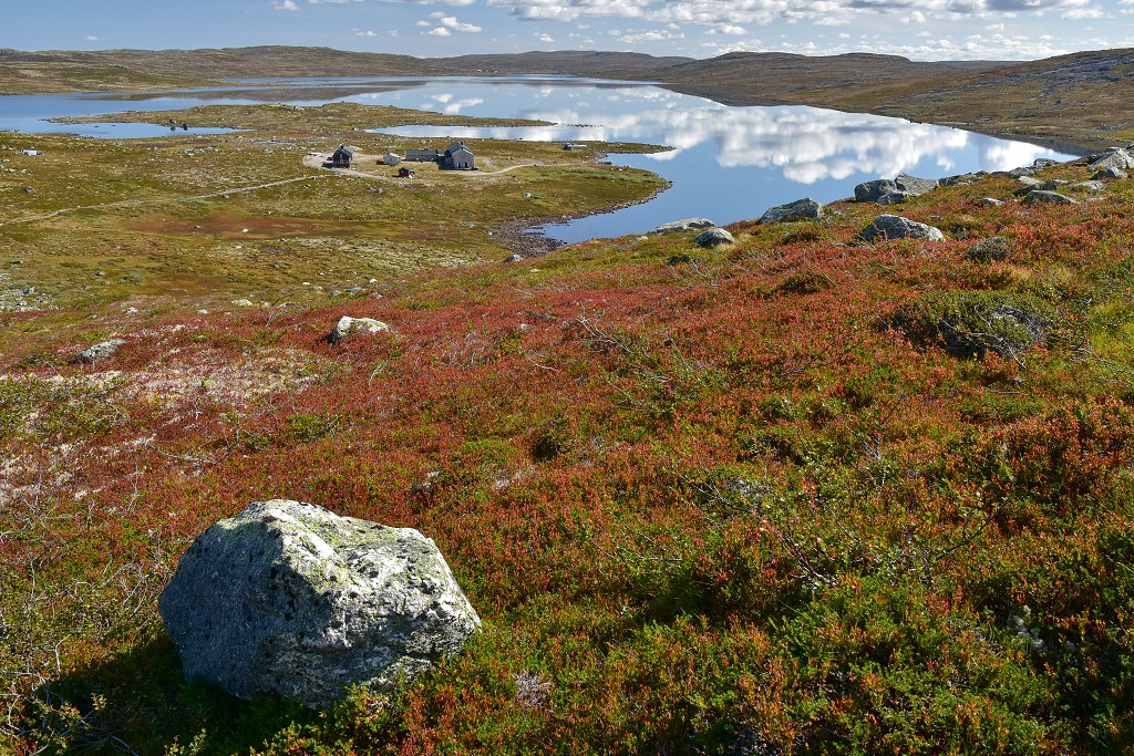 Skandinávie - okolo jez. Storekækkja, Hardangervidda 