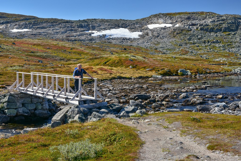 Skandinávie - okolo jez. Storekækkja, Hardangervidda 