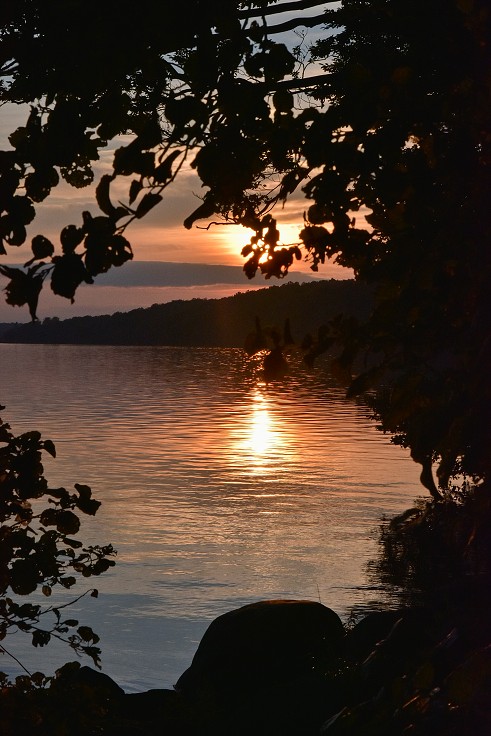 Skandinávie - naše jezero u Ängelholmu, Švédsko 