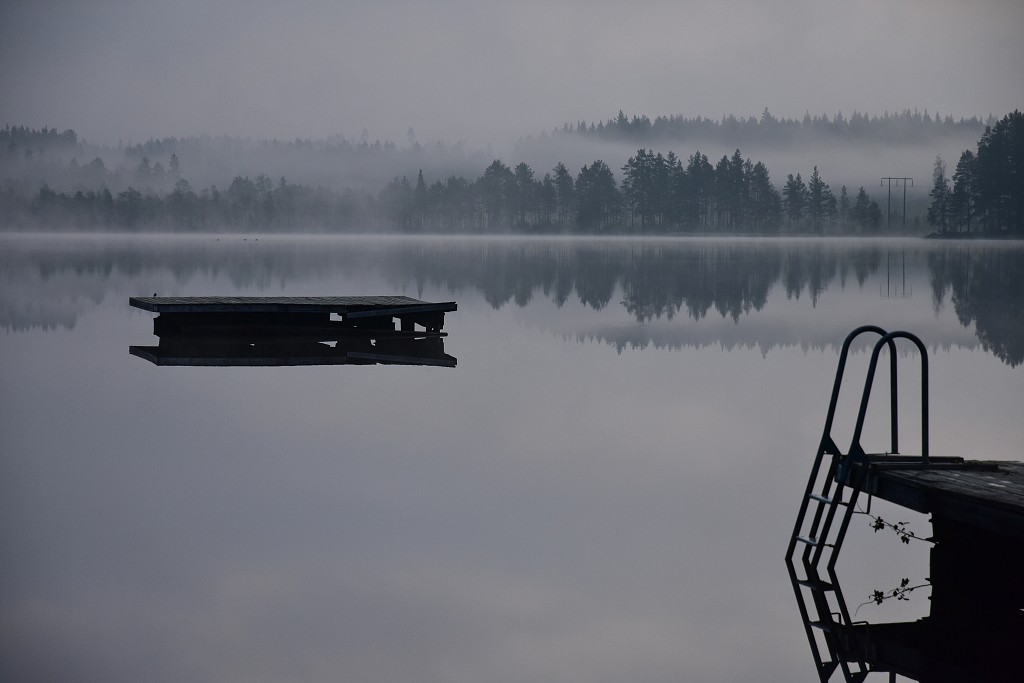 Jezero Havstjärnen, Nyhammar, u Ludviky