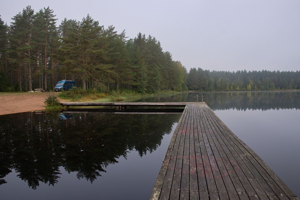 Jezero Havstjärnen, Nyhammar, u Ludviky