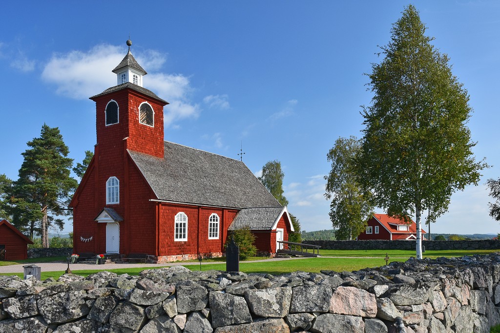 Enviken kyrka, Enviken, sev. od Falunu