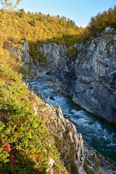 Kaňon Silfar, ř. Børselva, sev. od Børselv