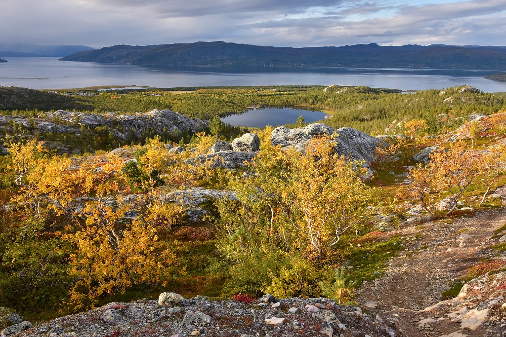 Nad jezerem Skogvannet, Alta