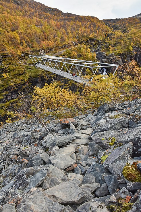 Kaňon Sabetjohka, u Birtavarre, Lyngenfjord