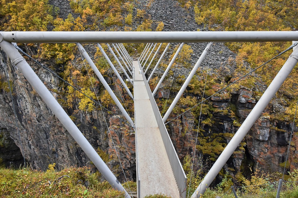 Kaňon Sabetjohka, u Birtavarre, Lyngenfjord