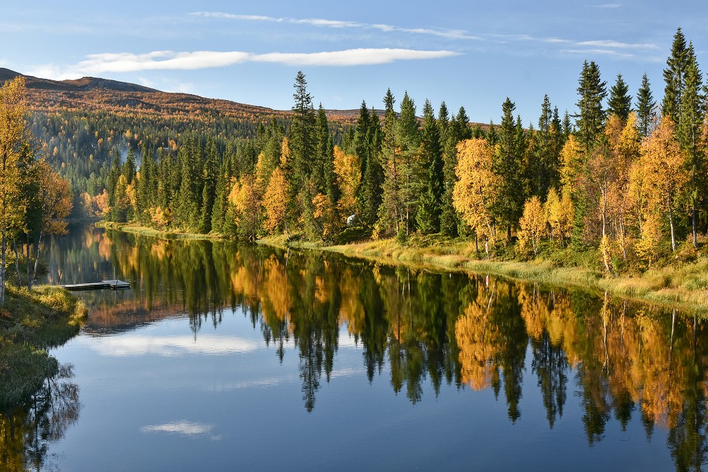 Ř. Storån, Bydalen, záp. od Hallenu