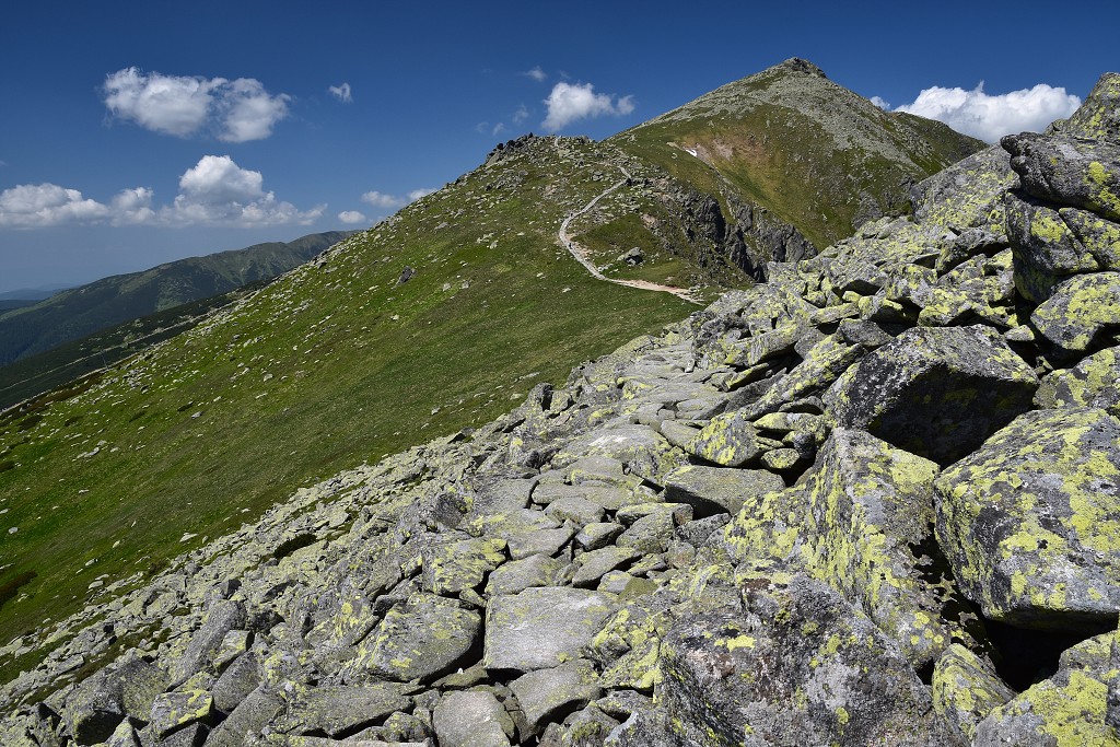 Slovensko - Chopok od Krúpové hole, N. Tatry